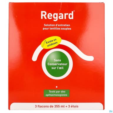 Regard Solution Multifonctions 355ml X3 + 3 Etui