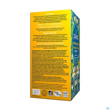 Pukka Infusion Camomille Vanille Miel De Manuka Bio Sachet 20
