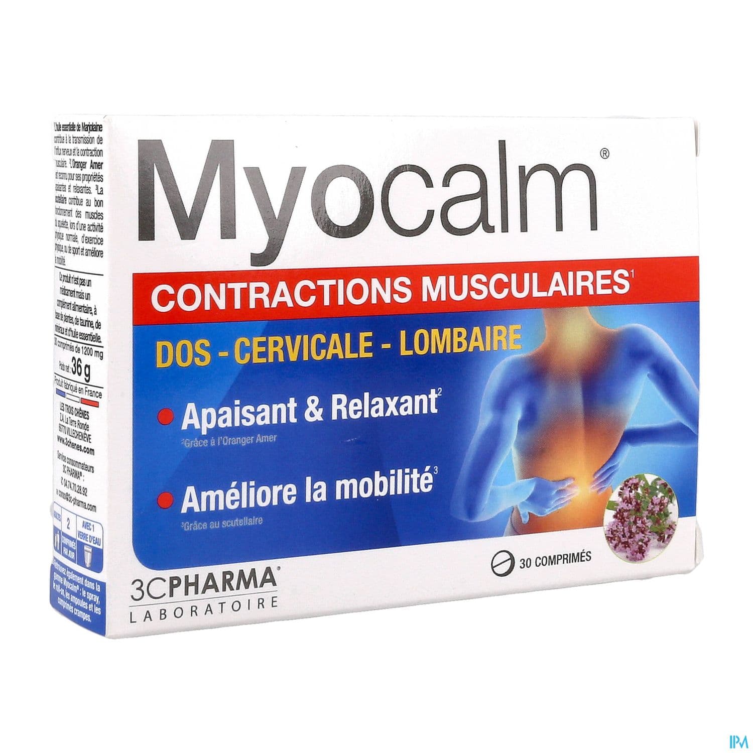 3C PHARMA MYOCALM CPR 30