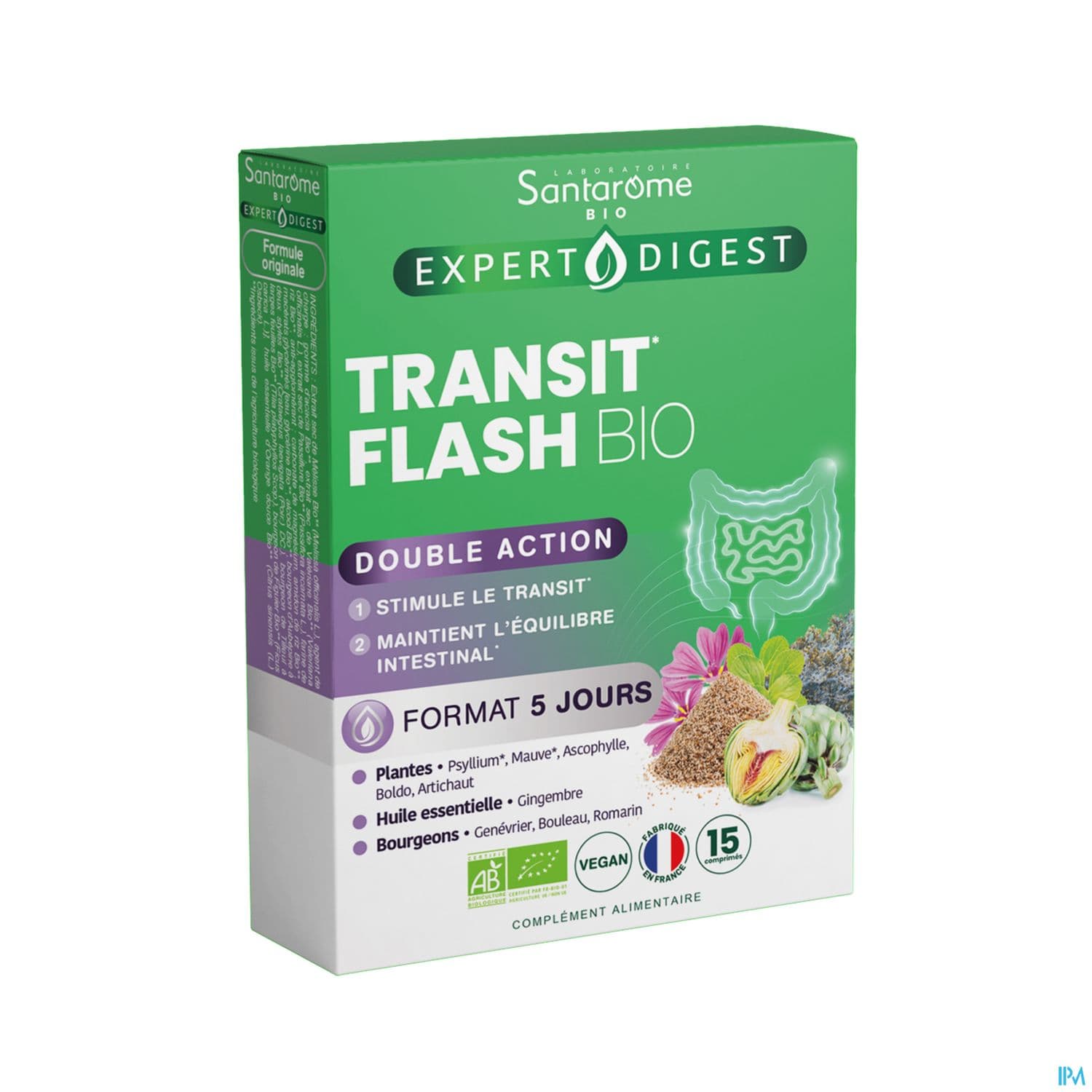 Santarome Transit Flash Bio Comprime 15