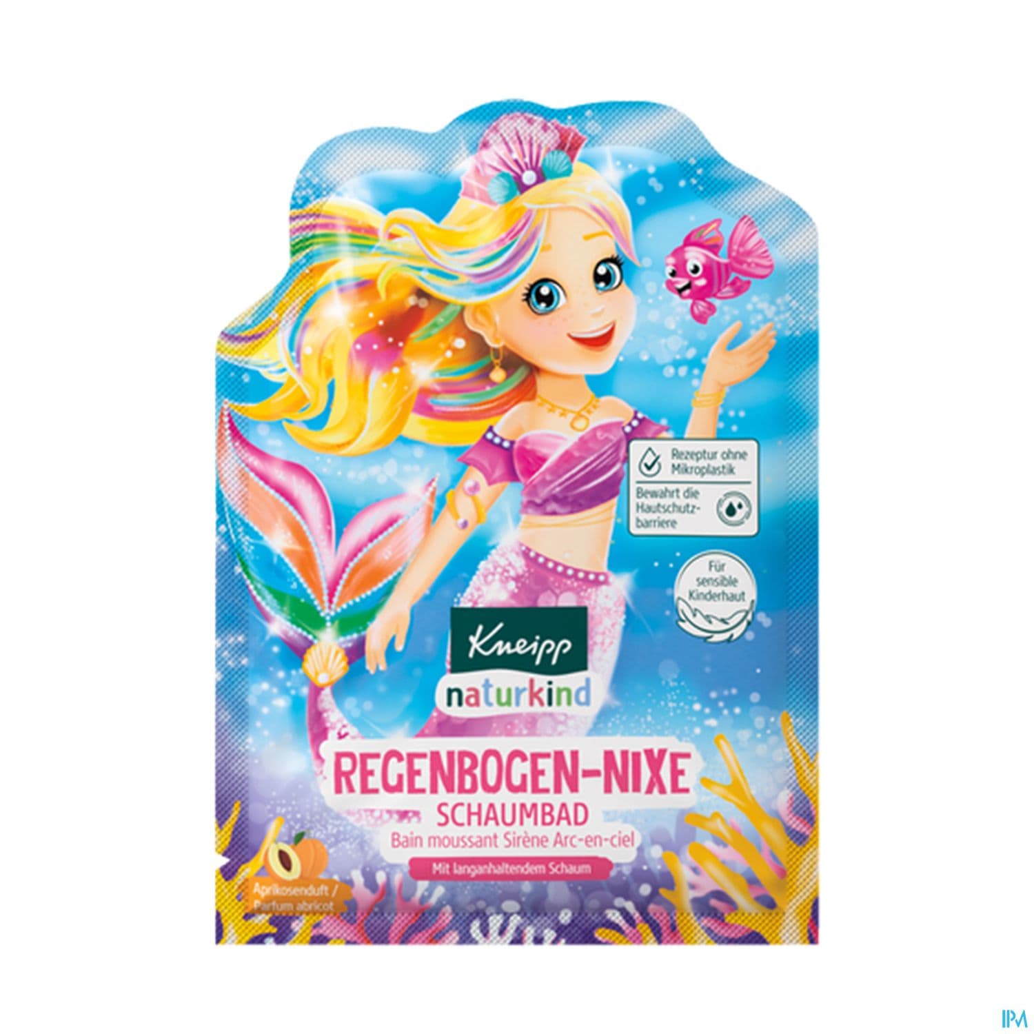 Kneipp Nature Kids Bain Moussant Sirene Arc En Ciel Abricot 40ml