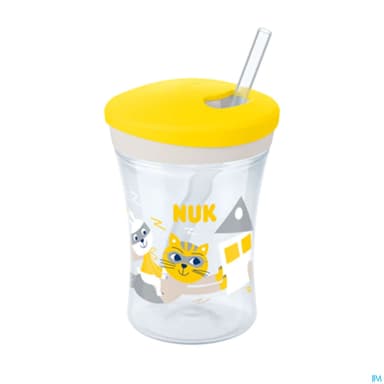 NUK ACTION CUP TASSE+PAILLE 12M+