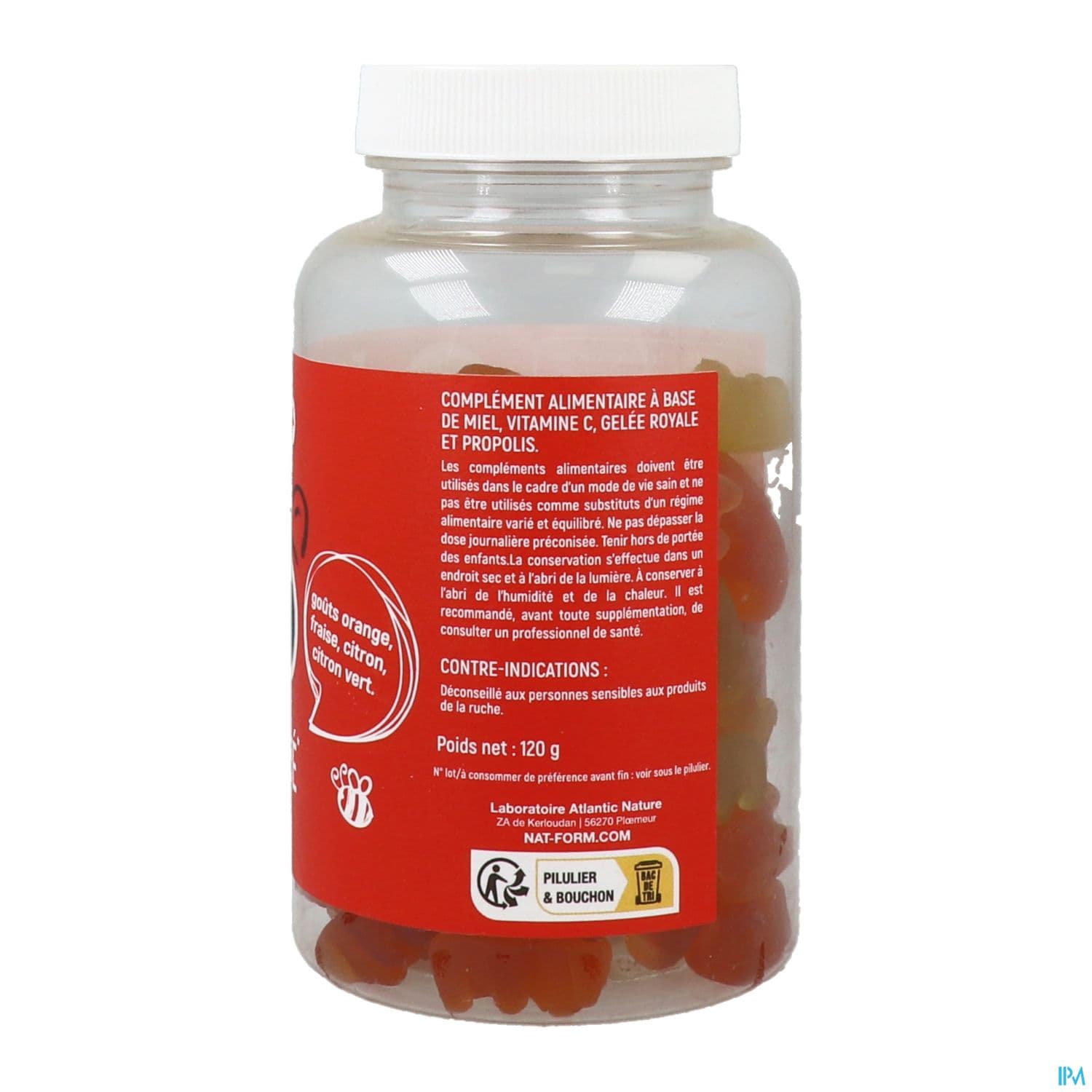 Nat Et Form Junior+ Immunite Ourson Gommes 60