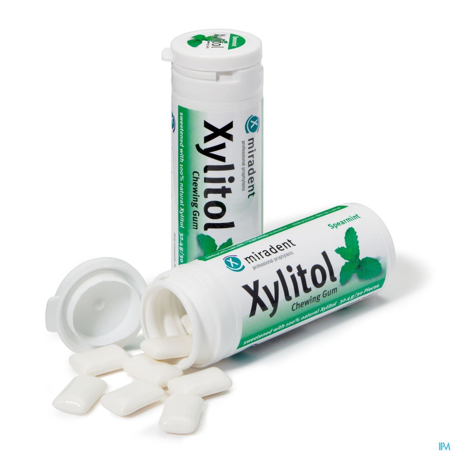MIRADENT XYLITOL GUM MENTHE VERT30