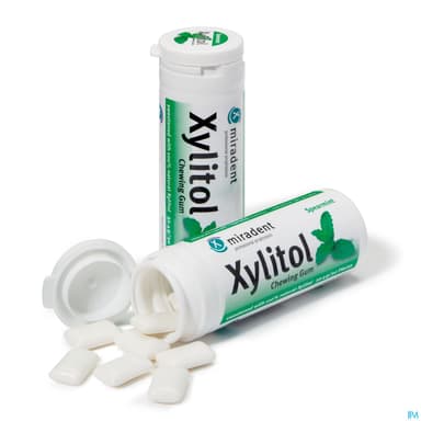 MIRADENT XYLITOL GUM MENTHE VERT30
