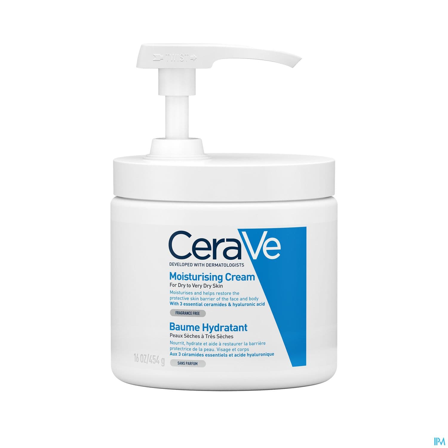 CERAVE BAUME HYDRA POT POMPE 454G