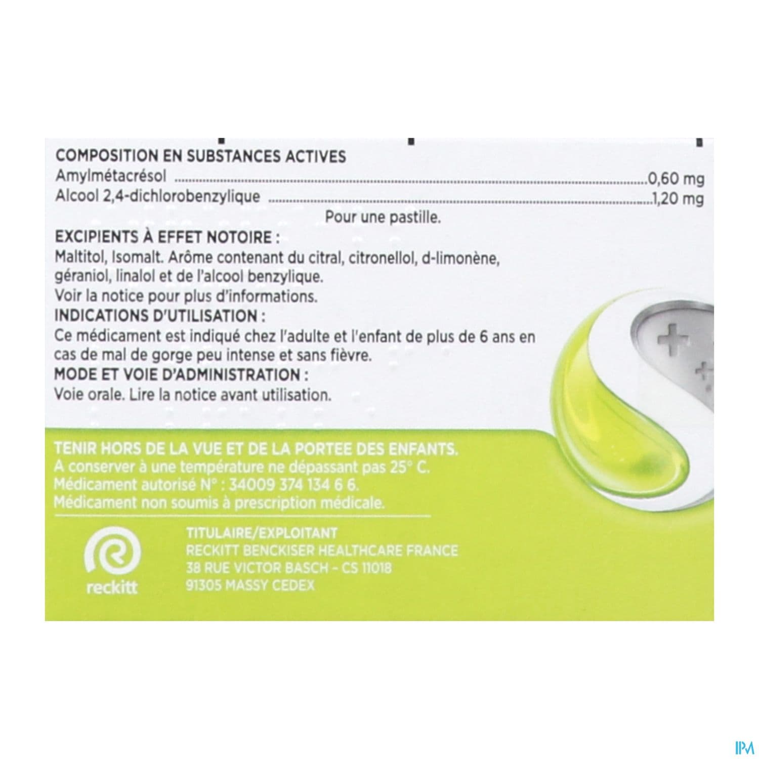 STREPSILS CITRON S/S PAST 24