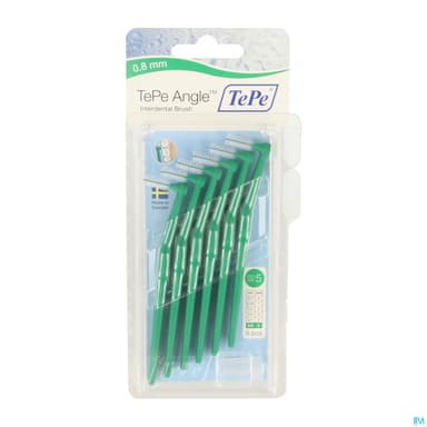 Tepe Brossette Interdentaire Angle 0mm8 Vert X6