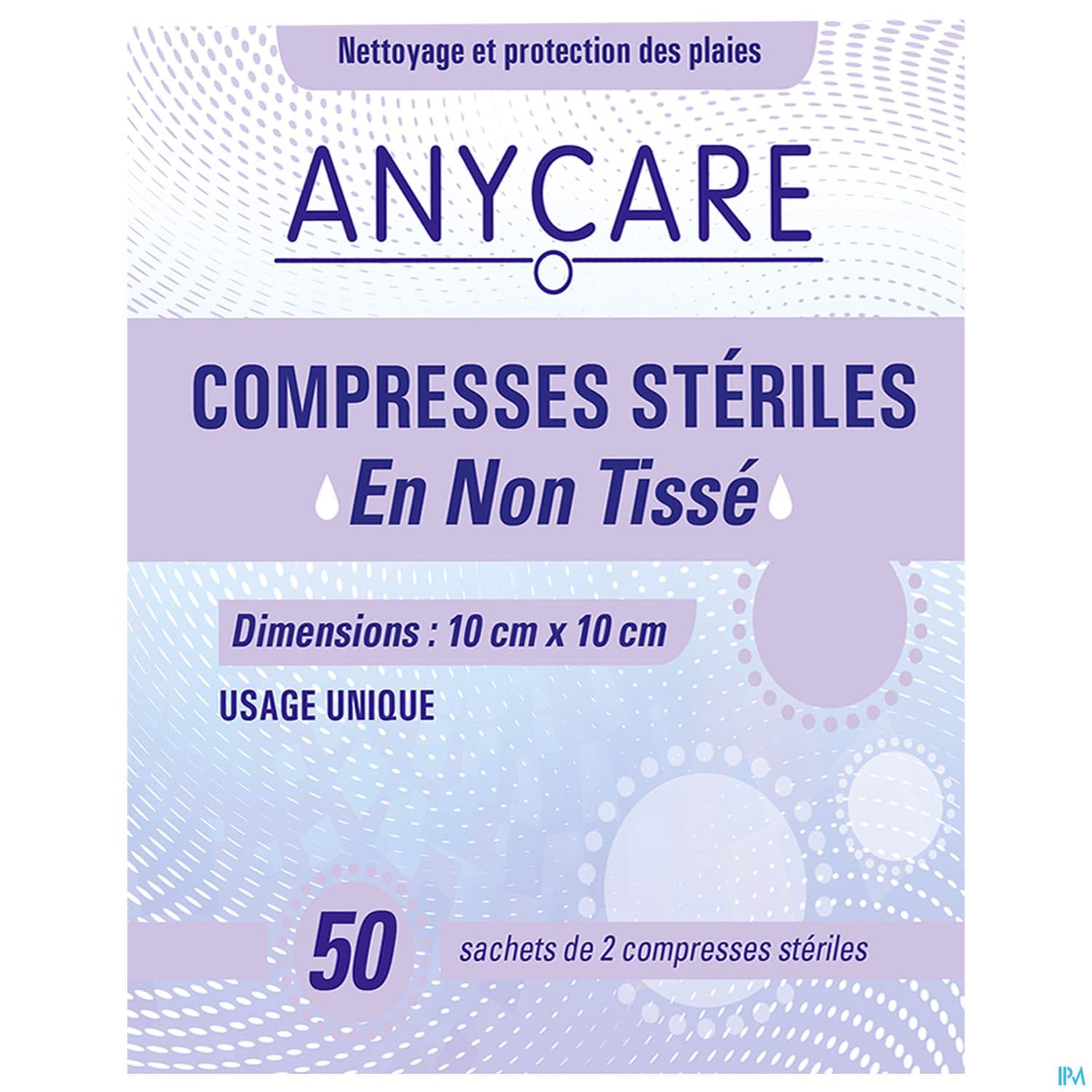 ANYCARE COMP ST NT 10X10CM 50