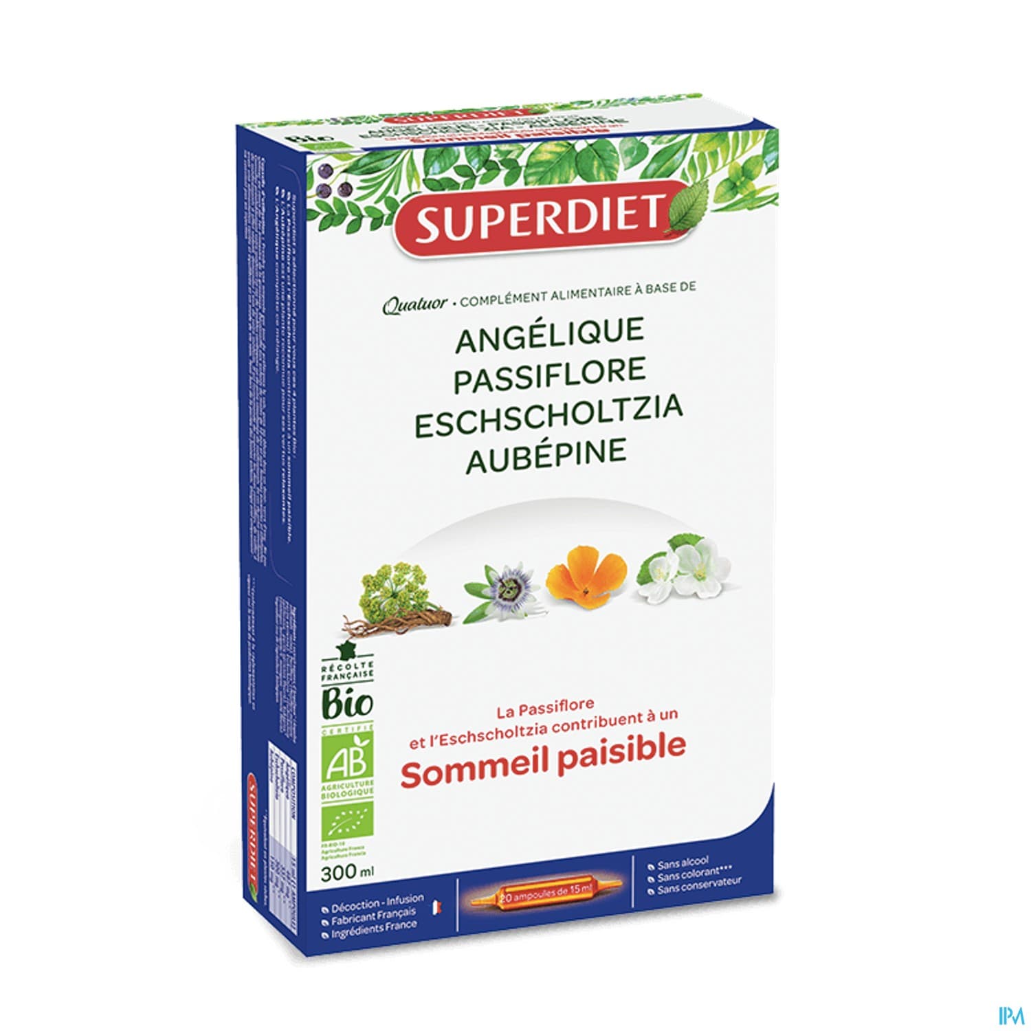 SUPERDIET QUAT SOMMEIL BIO AMP20