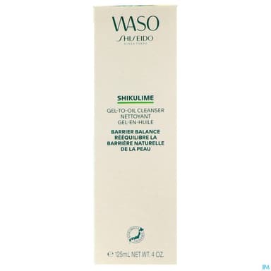 Shiseido Waso Shikulime Gel To Oil Cleanser 125ml
