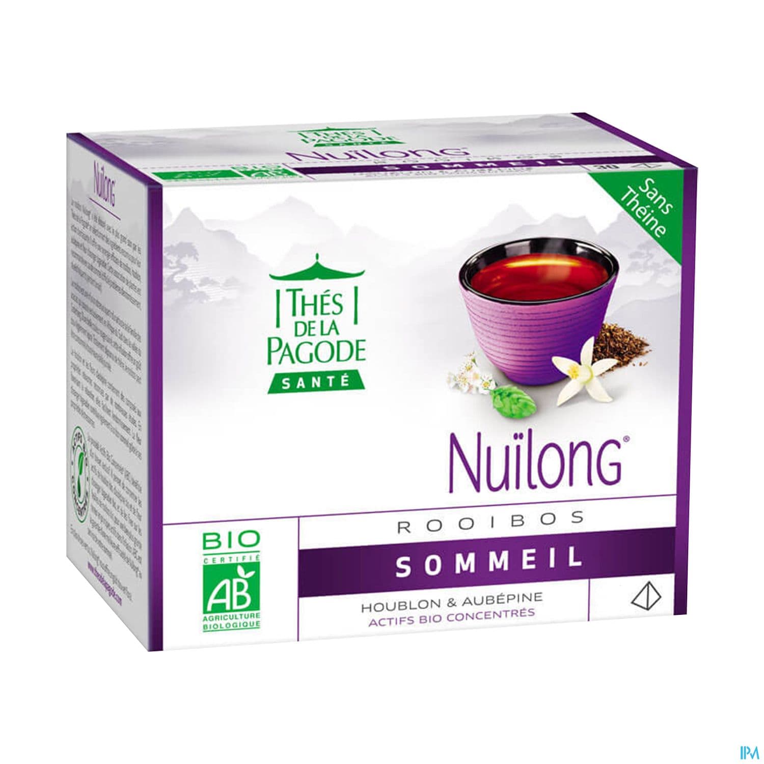 Thes De La Pagode Rooibos Nuilong Bio Infusette 18