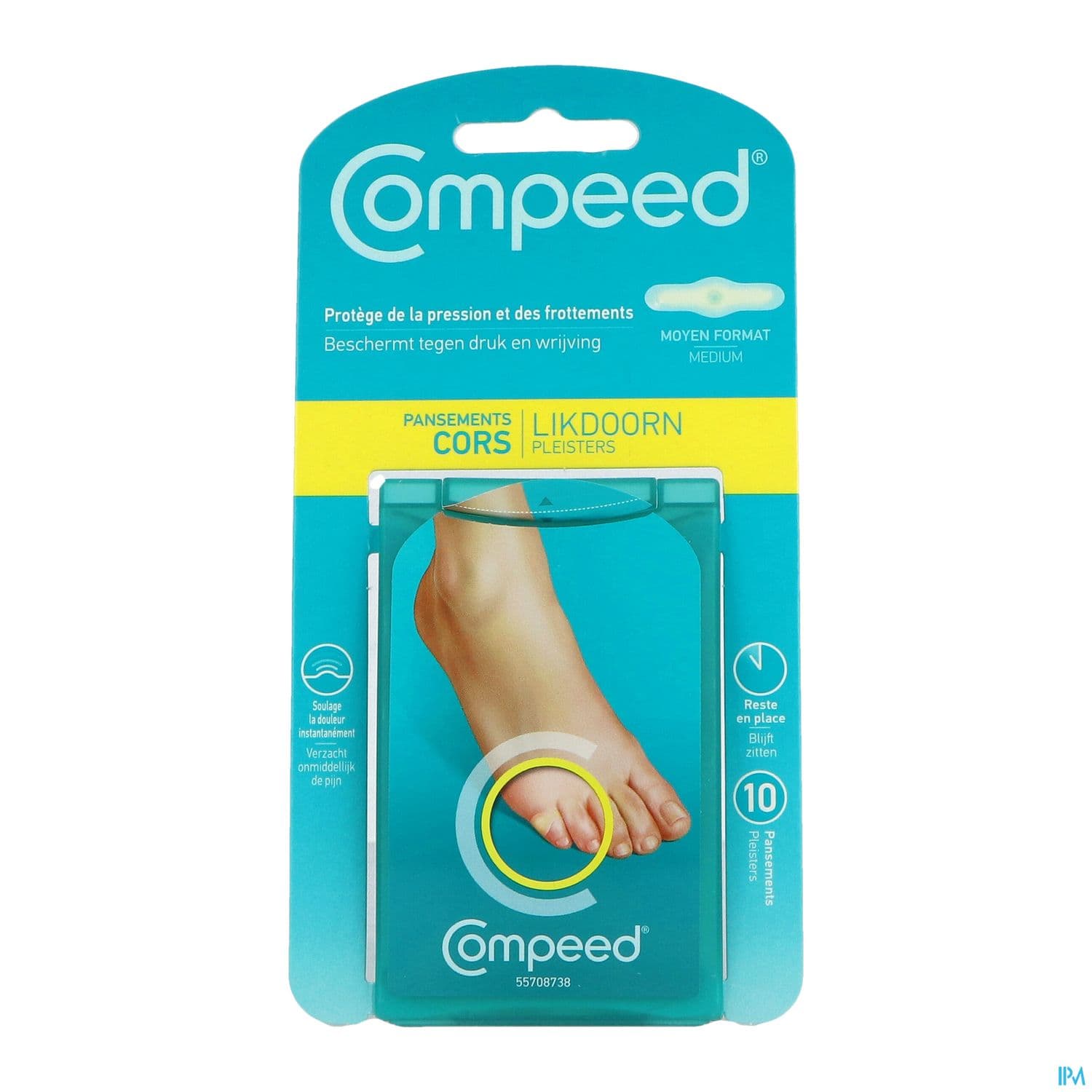 COMPEED PANS CORS BTE 10