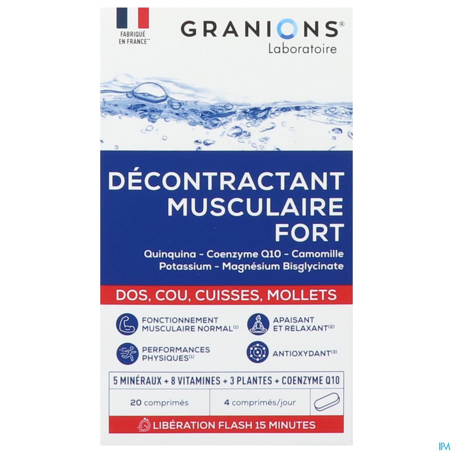 GRANIONS DECONTR MUSC FORT CPR 20
