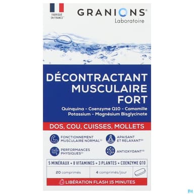 GRANIONS DECONTR MUSC FORT CPR 20