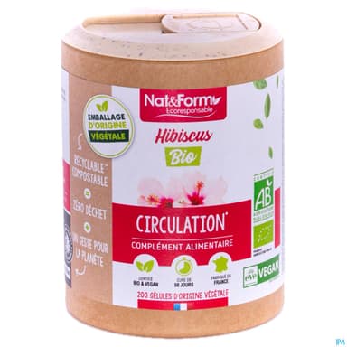 NAT&FORM ECO HIBISCUS BIO GEVEG200