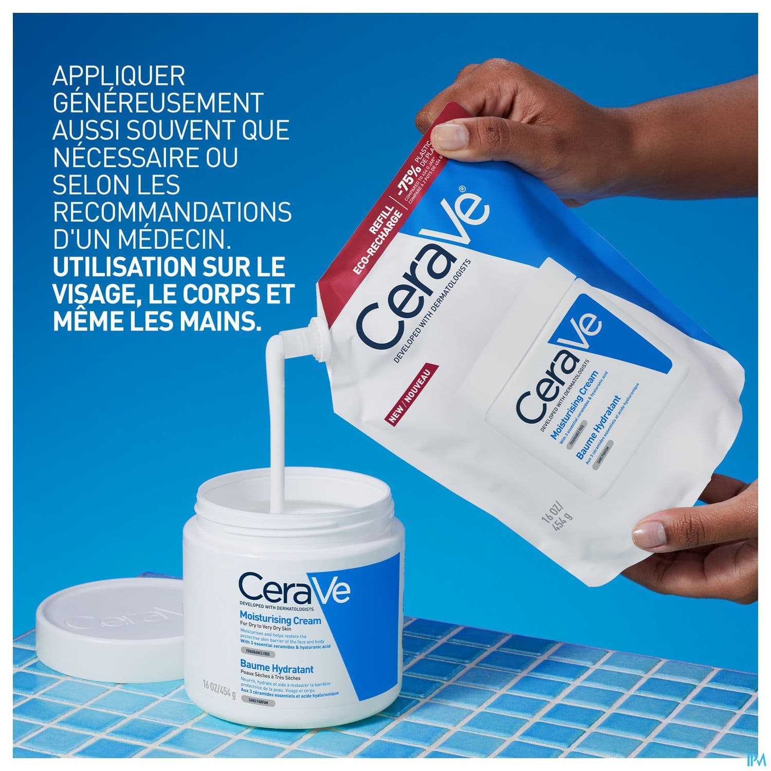 CERAVE BAUME HYDRA 454G RECH