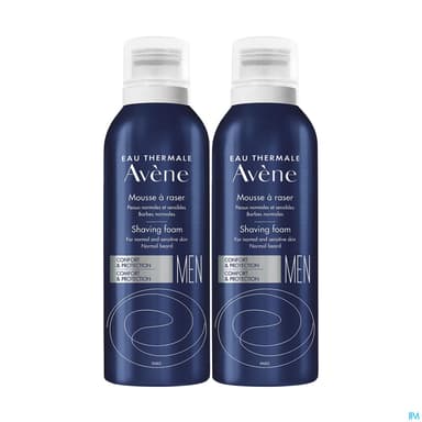 AVENE MEN MOUSSE A RASER 200MLX2