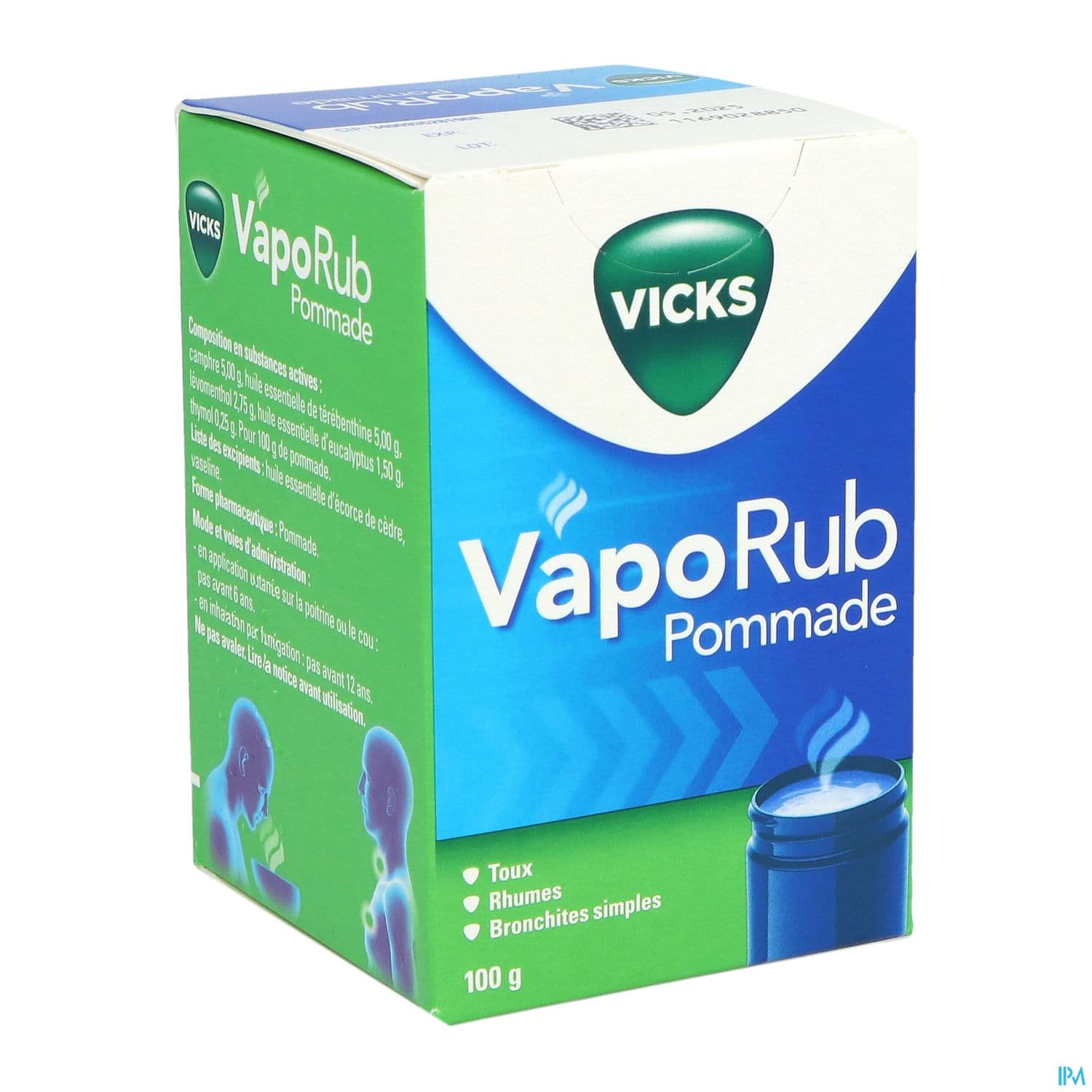 VICKS VAPORUB POT 100G