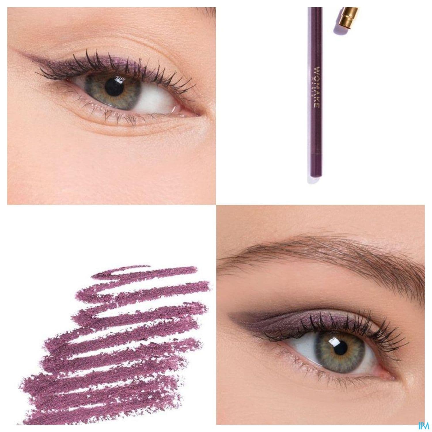 Womake Crayon Magic Yeux Semi Permanent Aubergine