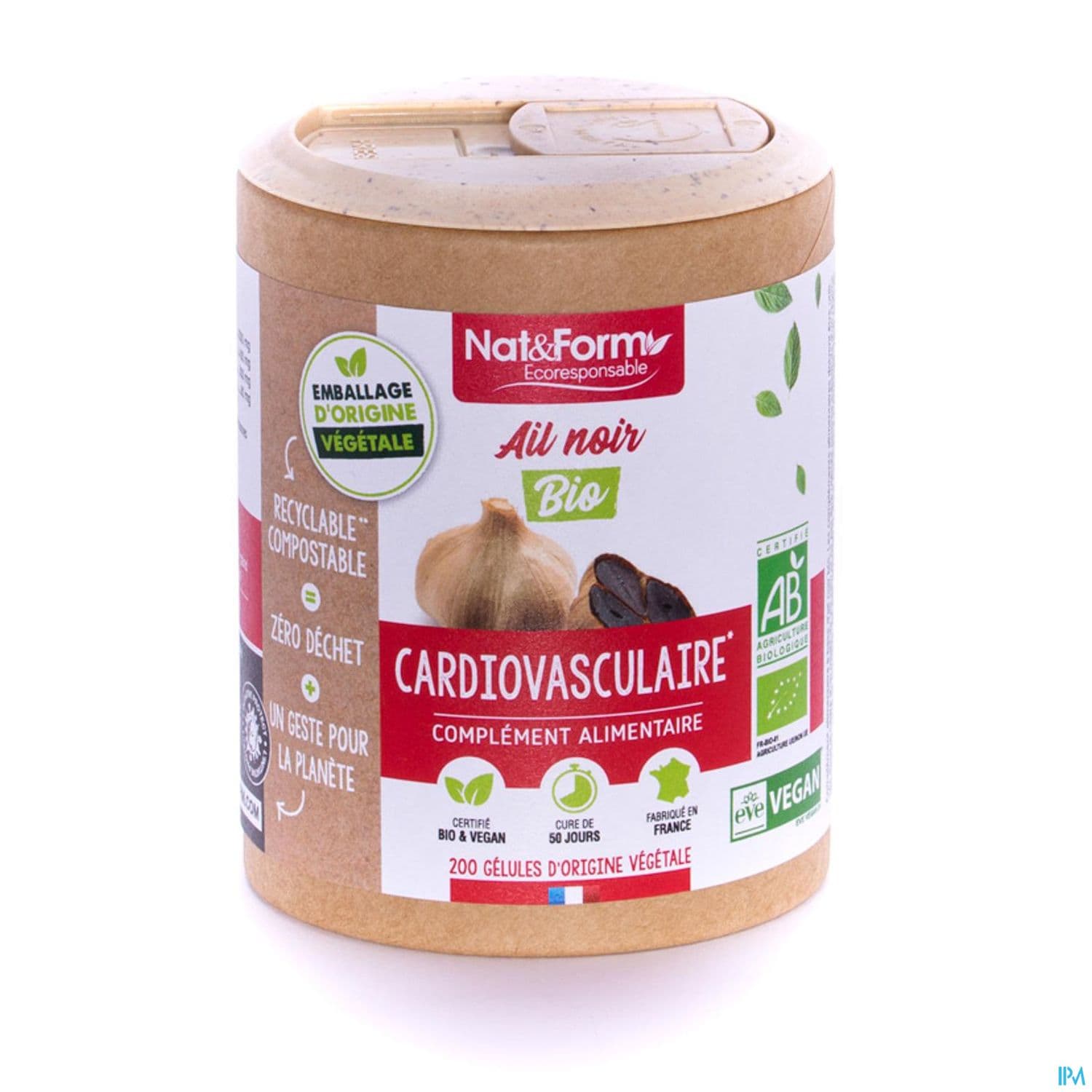 Nat Et Form Ecoresponsable Ail Noir Bio Gelule Vegetale 90