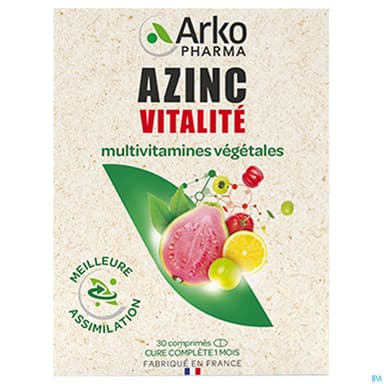 AZINC MULTI VEGETAL VITALITE CPR30