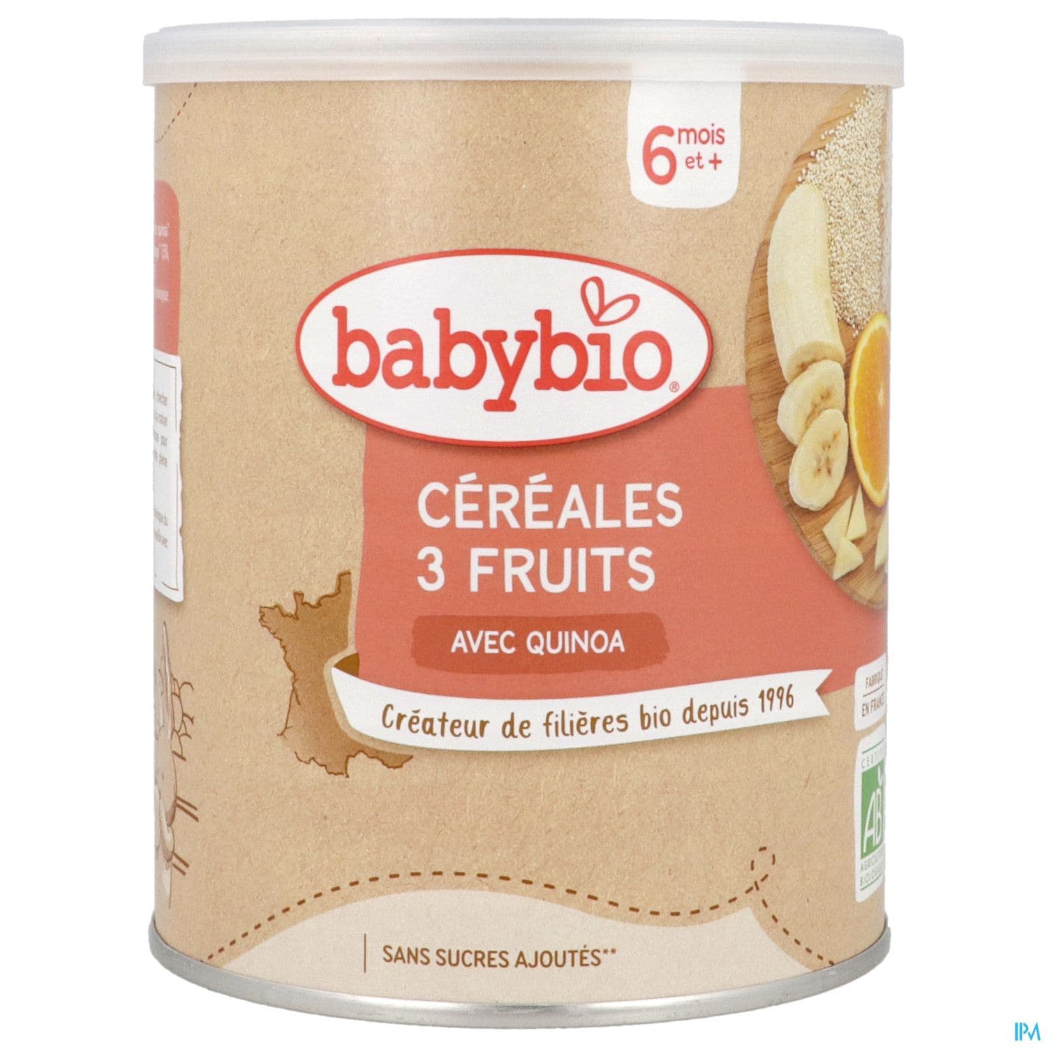 BABYBIO FAR CEREALE 3FRUIT 220G