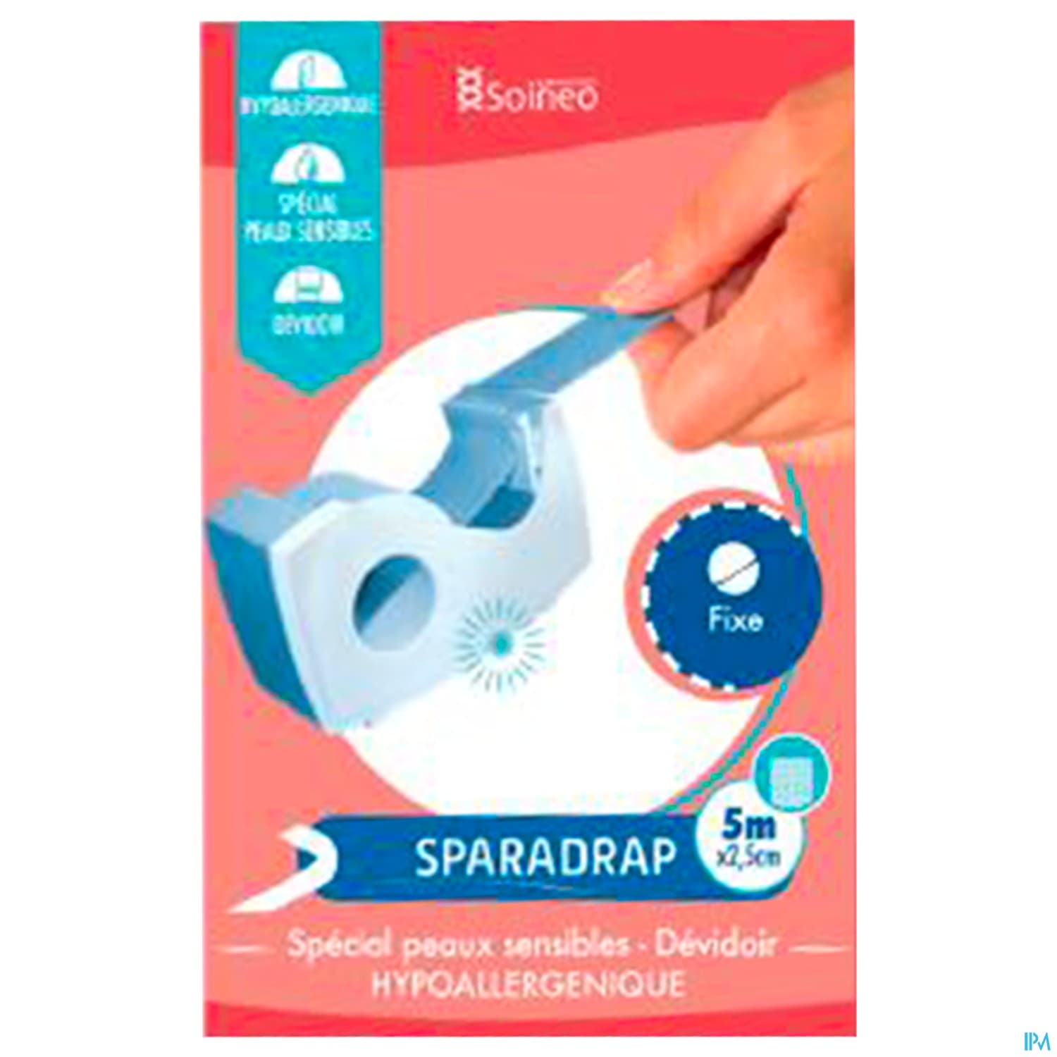 Soineo Sparadrap Microporeux 5m X 2cm5 Devidoir