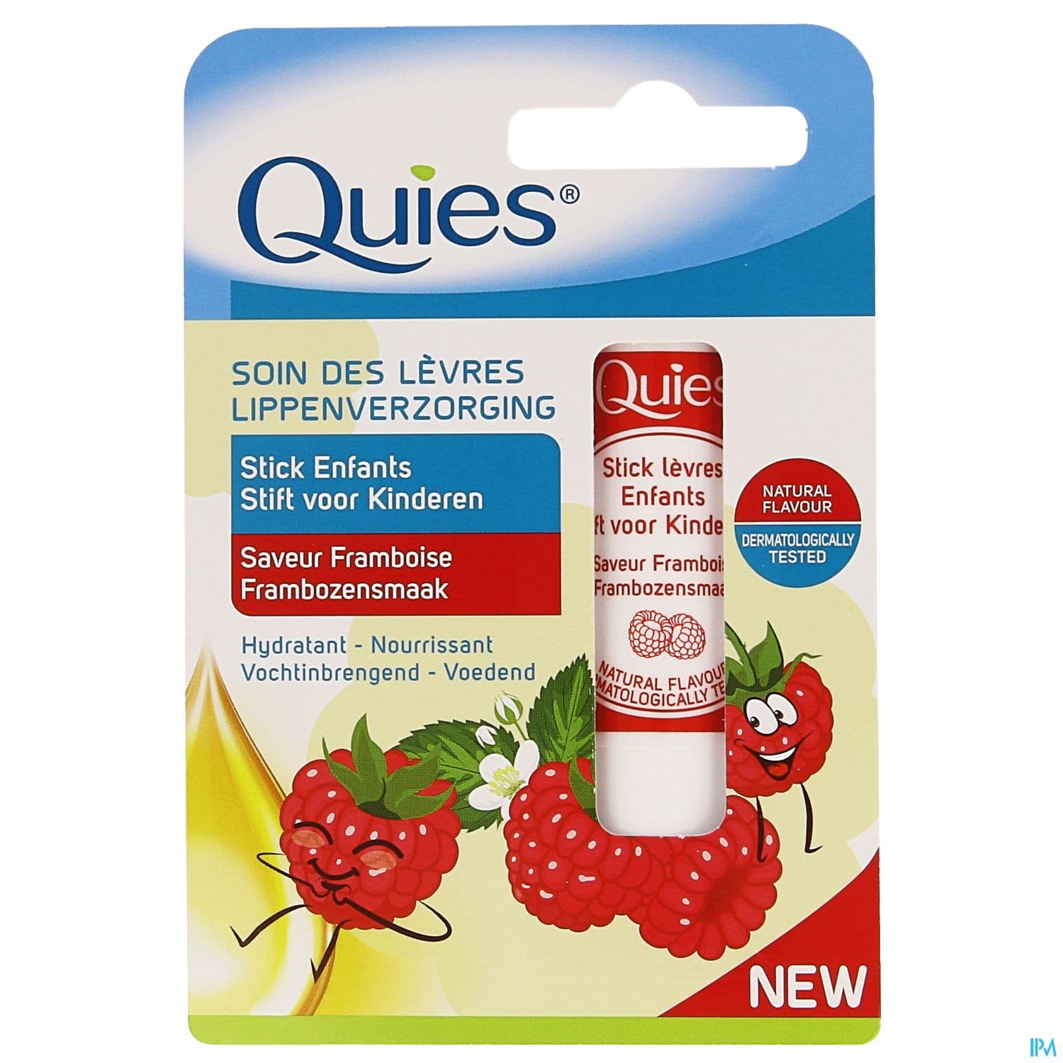 Quies Stick Levres Enfants Framboise 4,5g