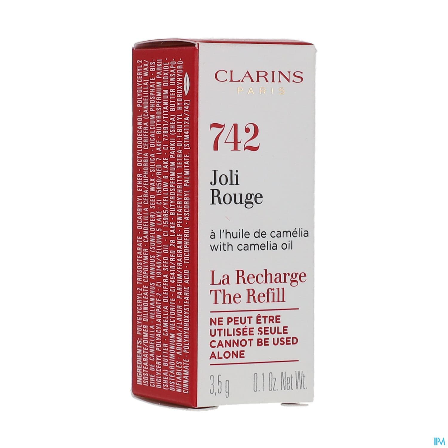 Clarins Joli Rouge A Levres Satin La Recharge 742 3g5