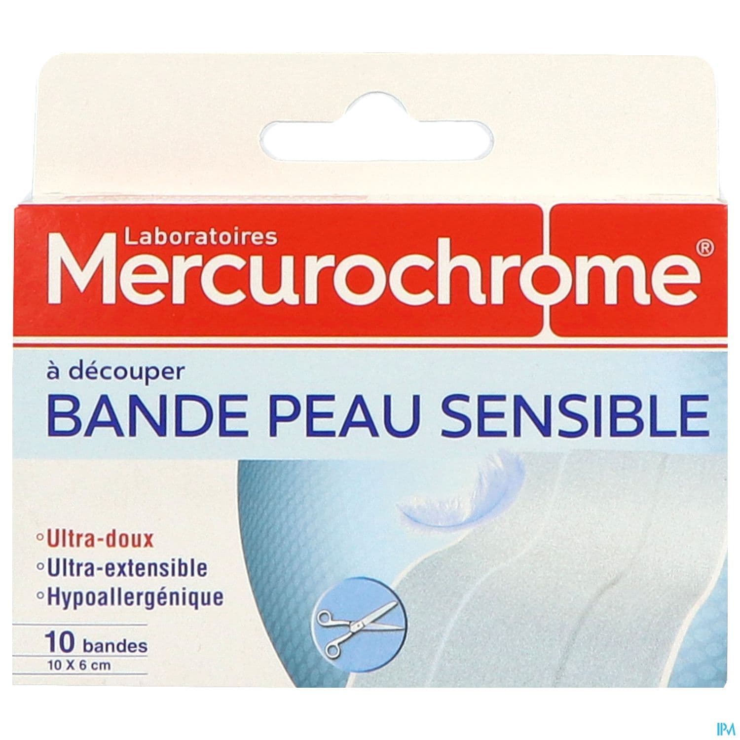 MERCUROCHROME BDE PEAU SENSIBL X10