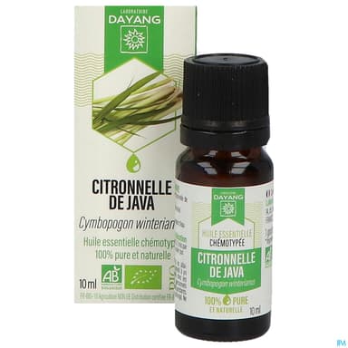 Dayang Huile Essentielle Citronelle De Java Bio 10ml