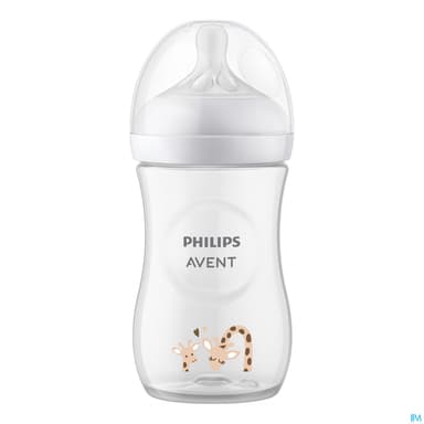 BIB AVENT NAT RESPONSE 260MLGIRAFE