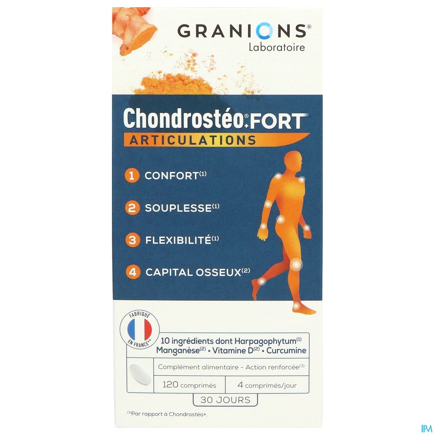 Granions Chondrosteo+ Fort Articulations Comprime 120