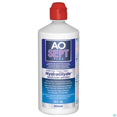 AOSEPT PLUS HYDRAGLYDE 360ML+ETUI