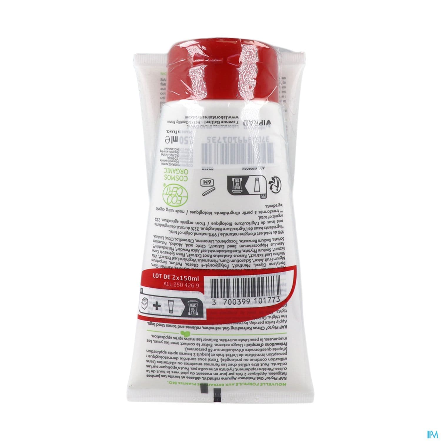 RAP PHYTO GEL FRAI BIO AGR 150MLX2