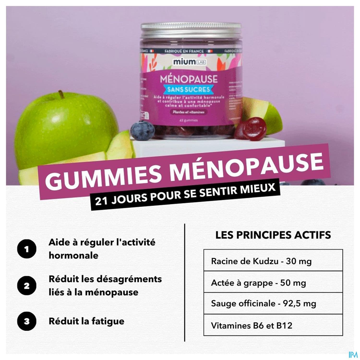 MIUMLAB S/SUC MENOPAUSE GUMMIE 42