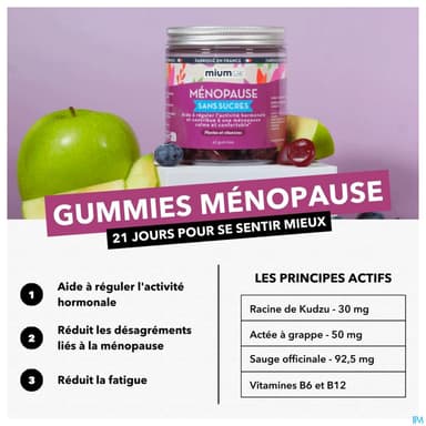 MIUMLAB S/SUC MENOPAUSE GUMMIE 42