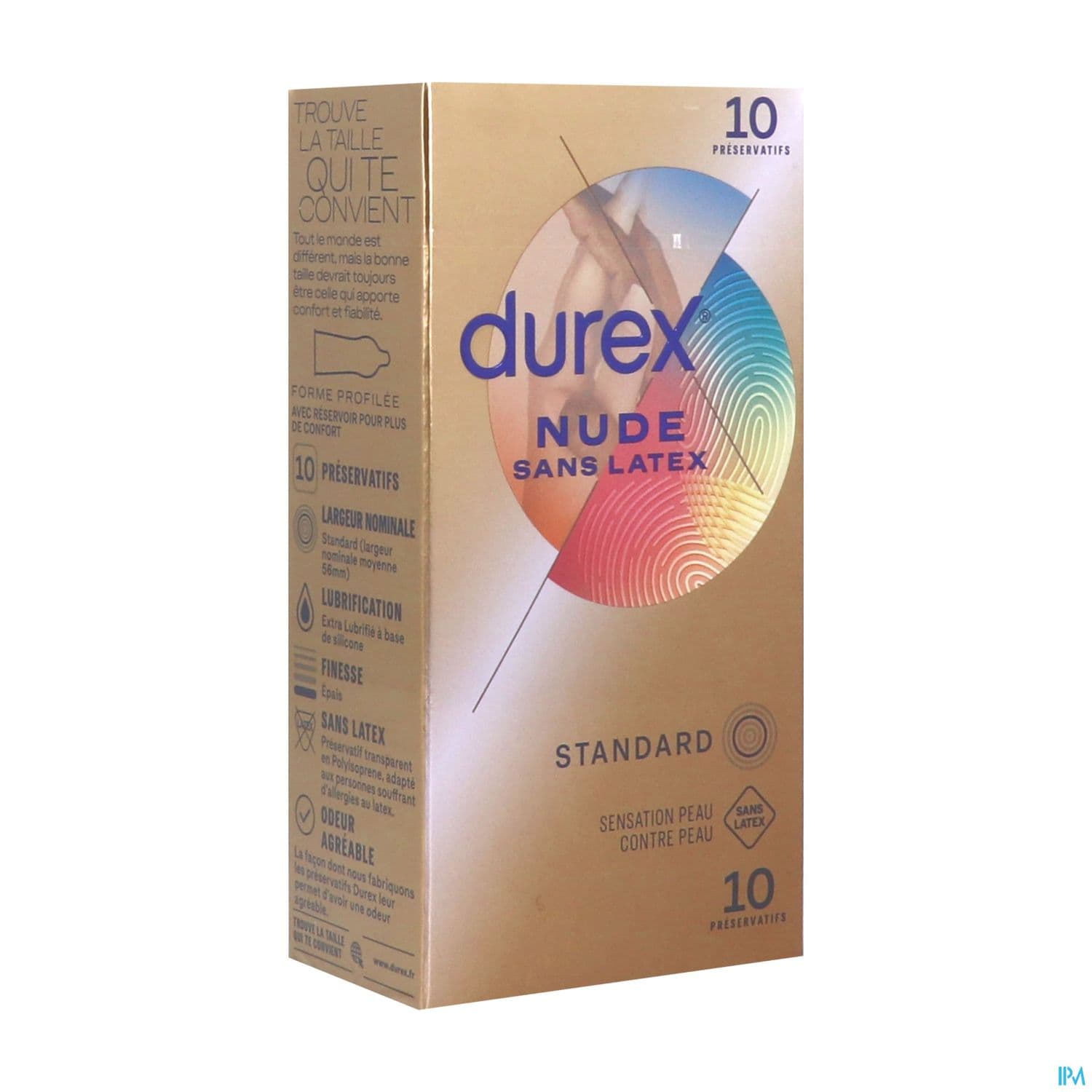 Durex Nude Sans Latex Preservatif 10