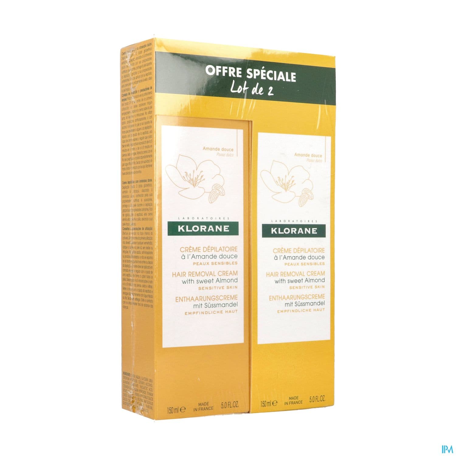 KLORANE CR DEPIL JAMBE 150MLX2 — Pharmacie Pharmavance Le Chesnay
