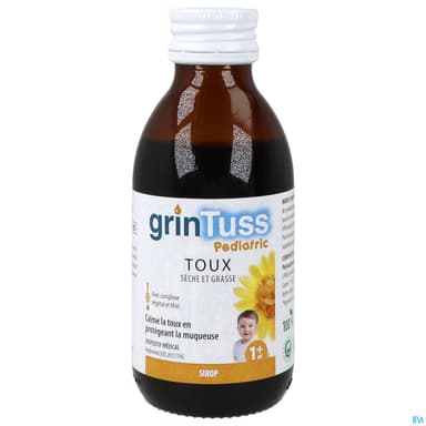 Aboca Grintuss Pediatric Sirop Toux Seche Et Grasse 180g