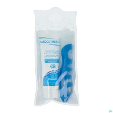 Buccotherm Kit Voyage Gencives Sensibles Dentifrice 25ml + Brosse A Dents