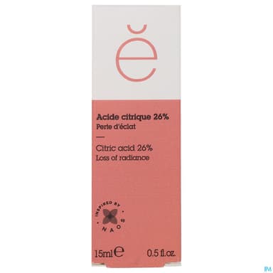 Etat Pur Acide Citrique 26% 15ml