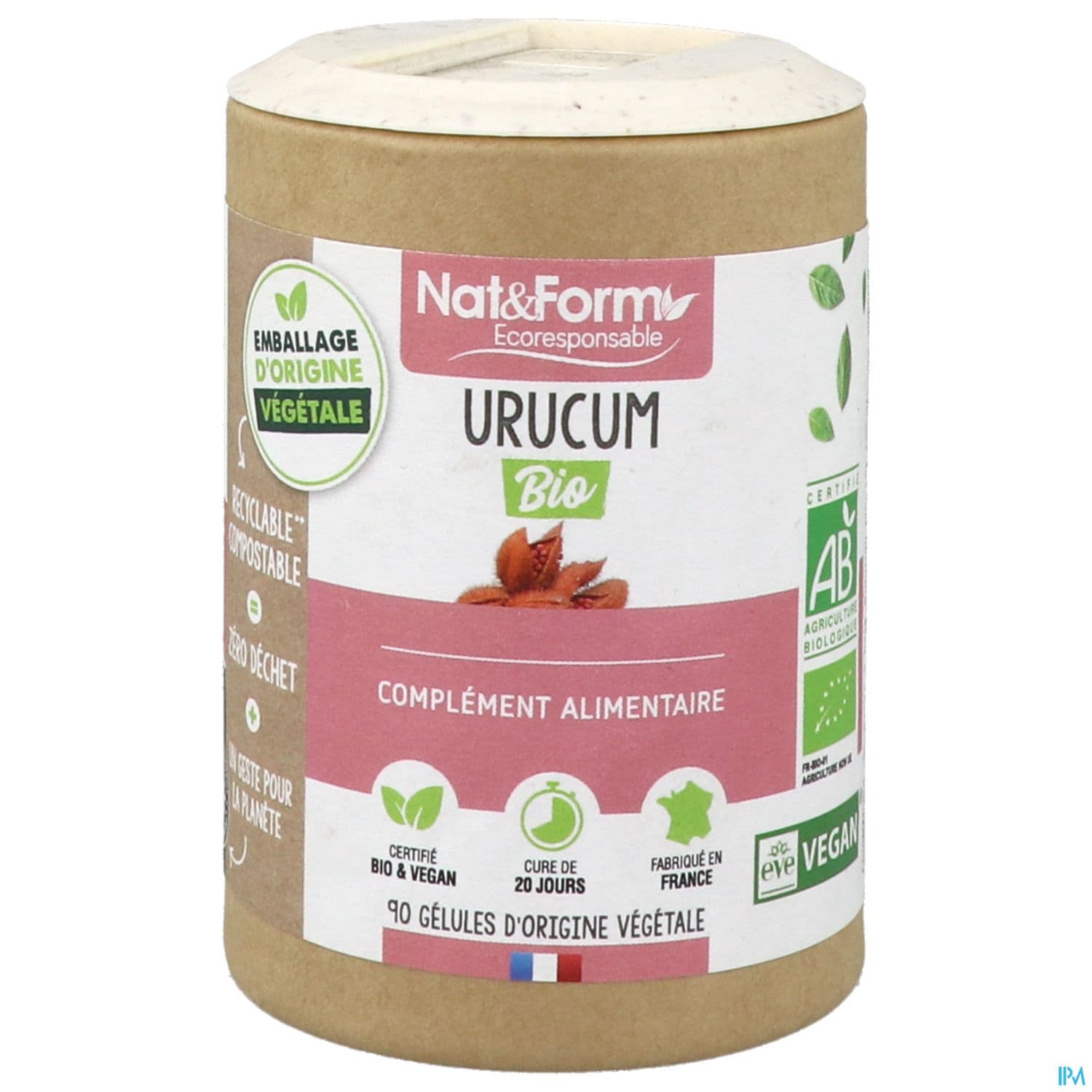 NAT&FORM ECO URUCUM BIO GELUL 90