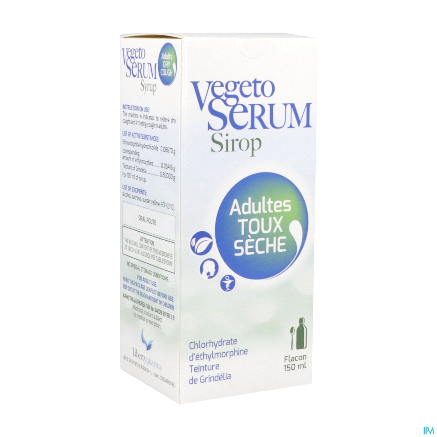 Vegetoserum Adulte Sirop 150ml