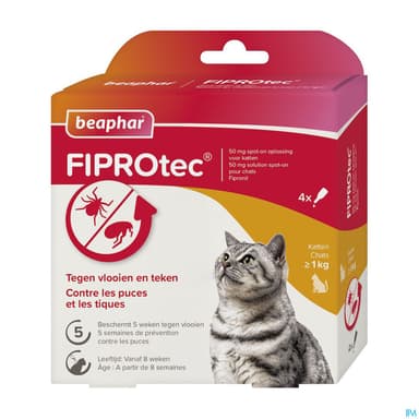 FIPROTEC 50MG SPOT ON CHAT PIPET 4