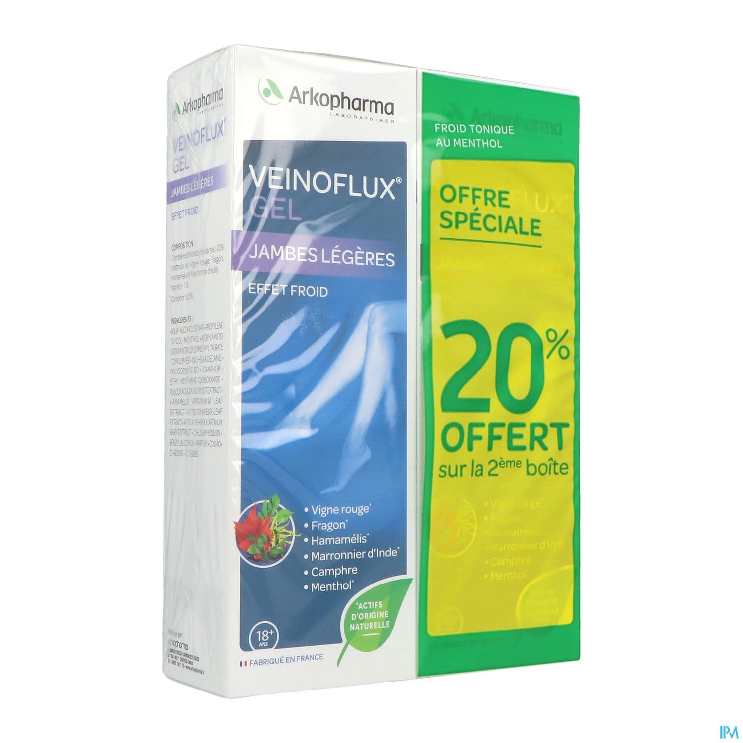 VEINOFLUX GEL EFFET FROID 150MLX2