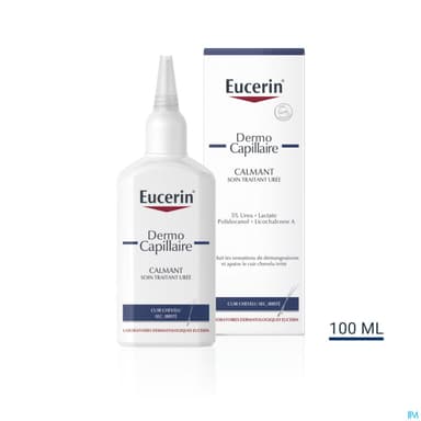 Eucerin soin traitant calmant 5 % uree + lact, 250 ml d'émulsion fluide pour application locale