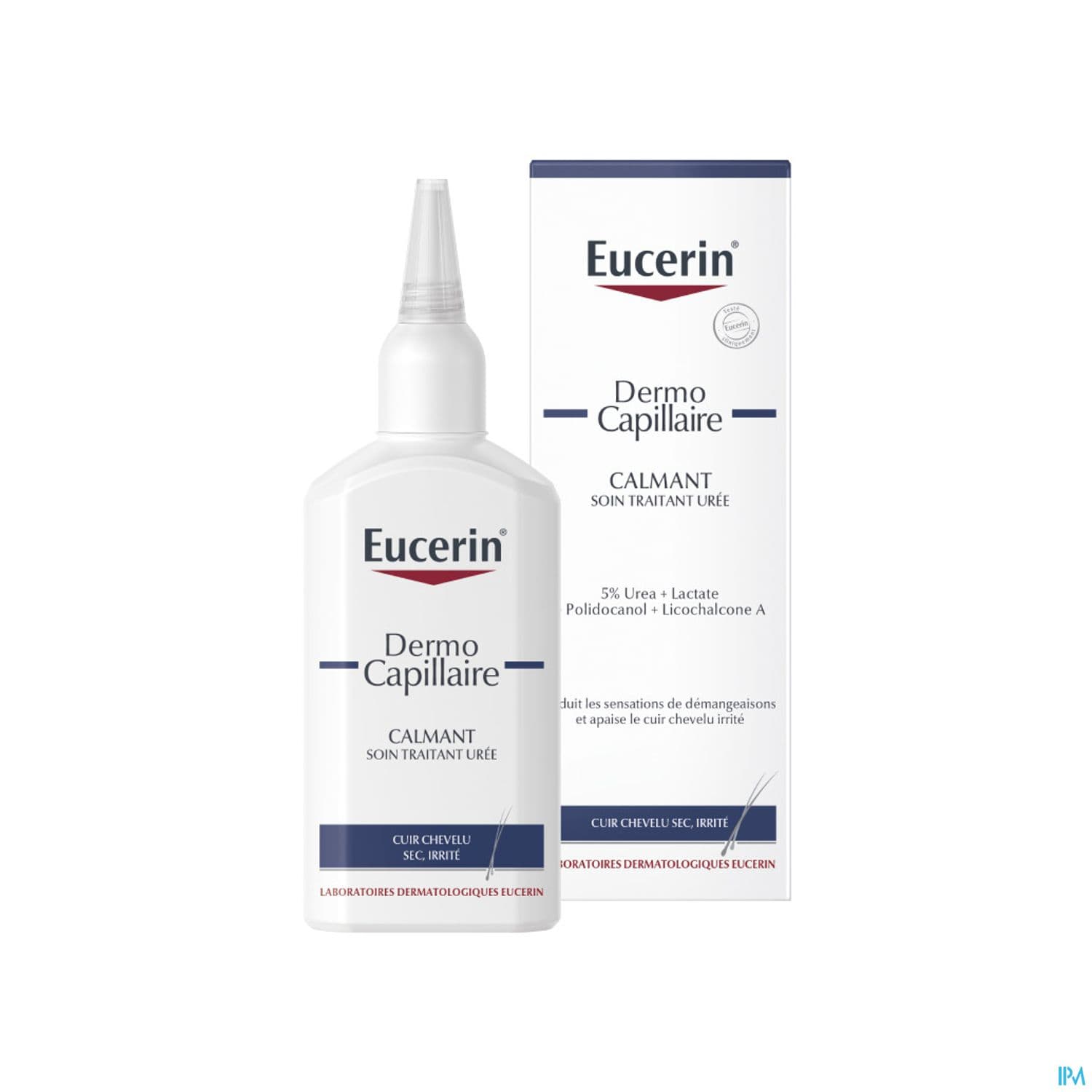 Eucerin soin traitant calmant 5 % uree + lact, 250 ml d'émulsion fluide pour application locale