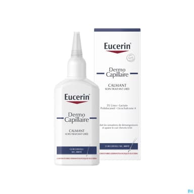 Eucerin soin traitant calmant 5 % uree + lact, 250 ml d'émulsion fluide pour application locale